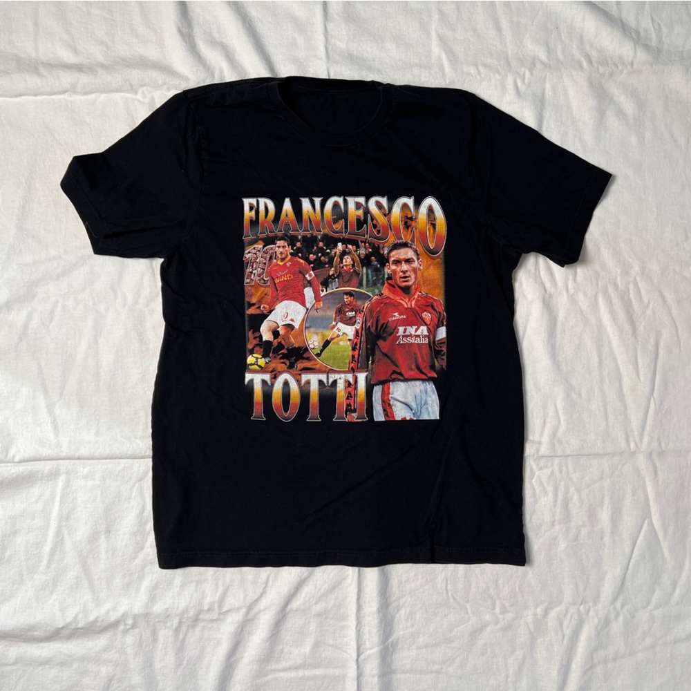 FRANCESCO TOTTI FOOTBALL / SOCCER Bootleg Tee XL